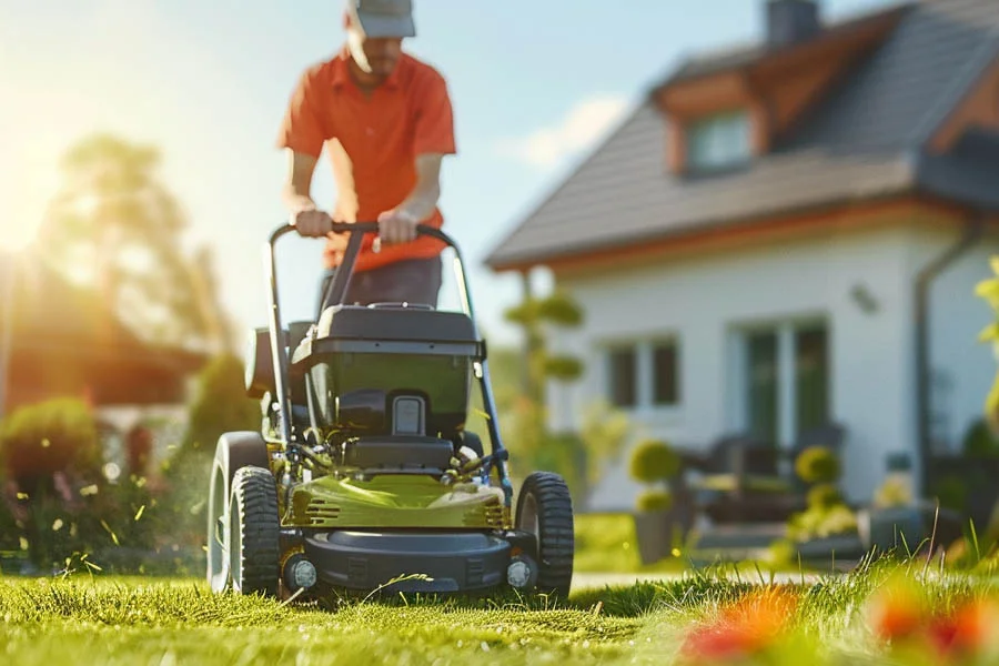 push electric lawn mower